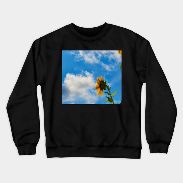 Sunflower in the Sky Crewneck Sweatshirt by etherealwonders